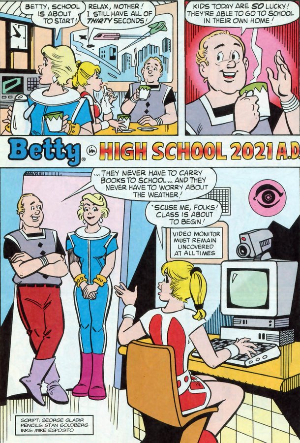 1997-Archie-comic-predicted-remote-schooling